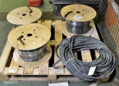 Electrical 5 Core Cable 4.0mm2 unknown lengths - 4 reels