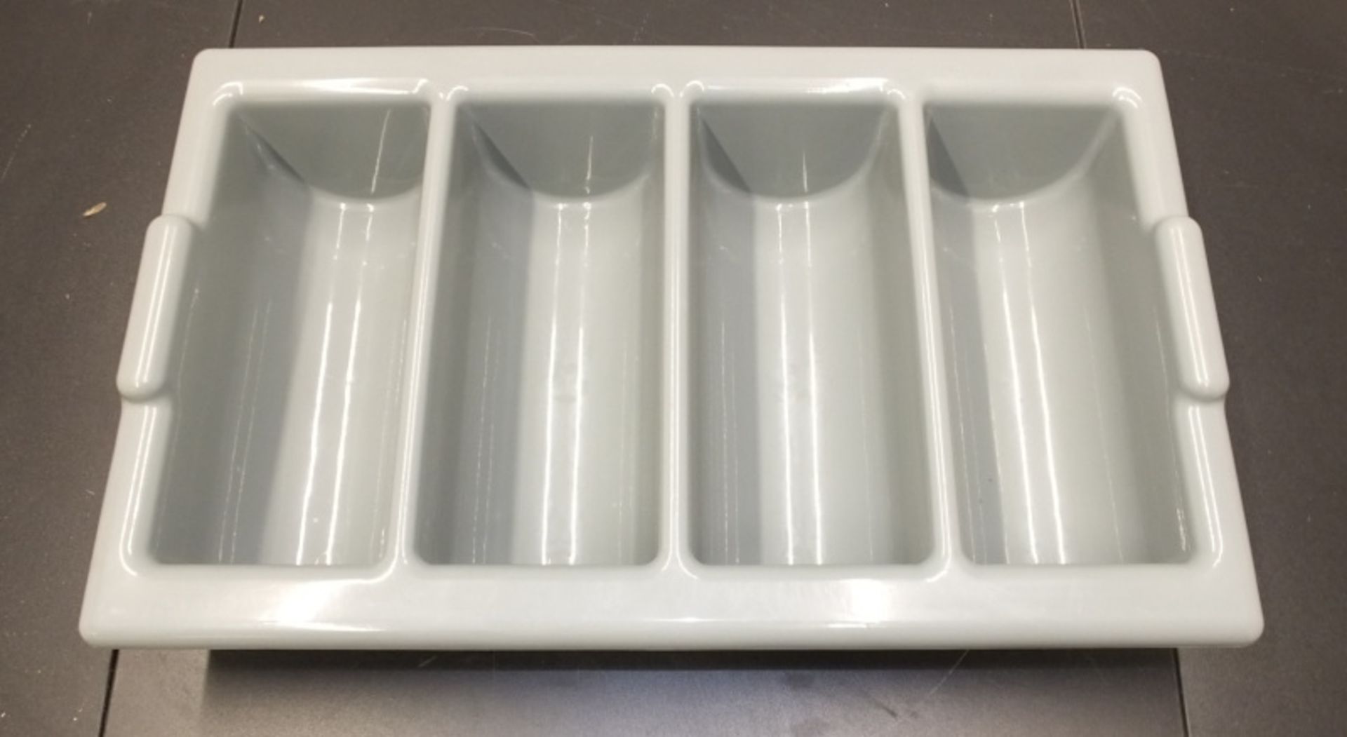 60x Cutlery trays - plastic grey - Image 3 of 3