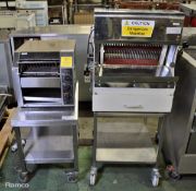 Harvester Bread Slicer M/C On A Stand L 800mm x W 700mm x H 1300mm, Lincat CT1 A002 St/St