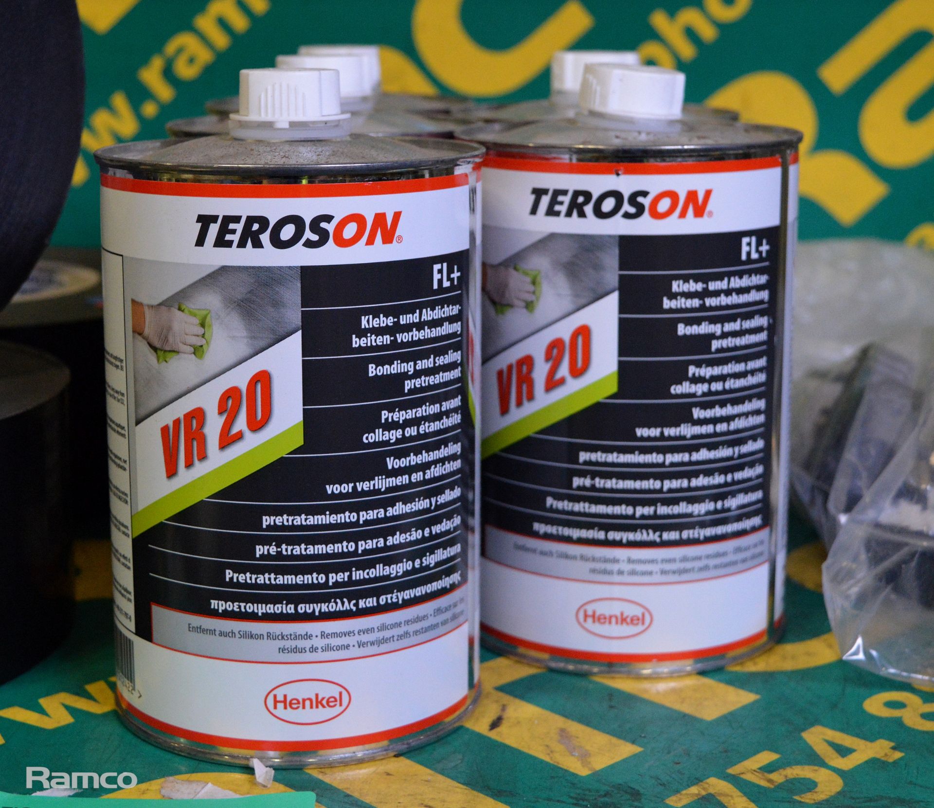 3x Nitto Tape rolls, 5x Teroson VR20 pretreatment, Permaplugs, various work gloves - Image 5 of 6