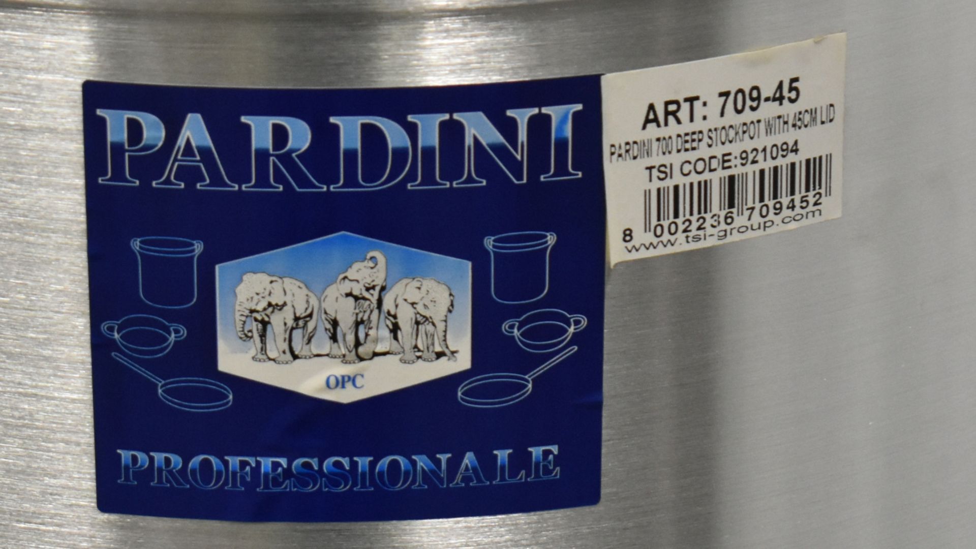 Pardini large cooking stock pots - H45cm x W45cm - Image 3 of 3