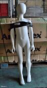 White Child shop clothes mannequin