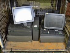 2x NCR Shop Register Electric Tills With Barcode Function