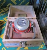 Tapley Brake Meter In A Wooden Box