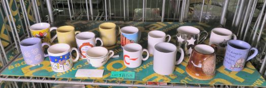 Selection of novelty mugs