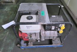 Honda GX340 11.0 Petrol Generator on trolley frame