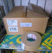 Scapa Cloth Adhesive Tape Buff Tan 15x 50M Roll Per Box