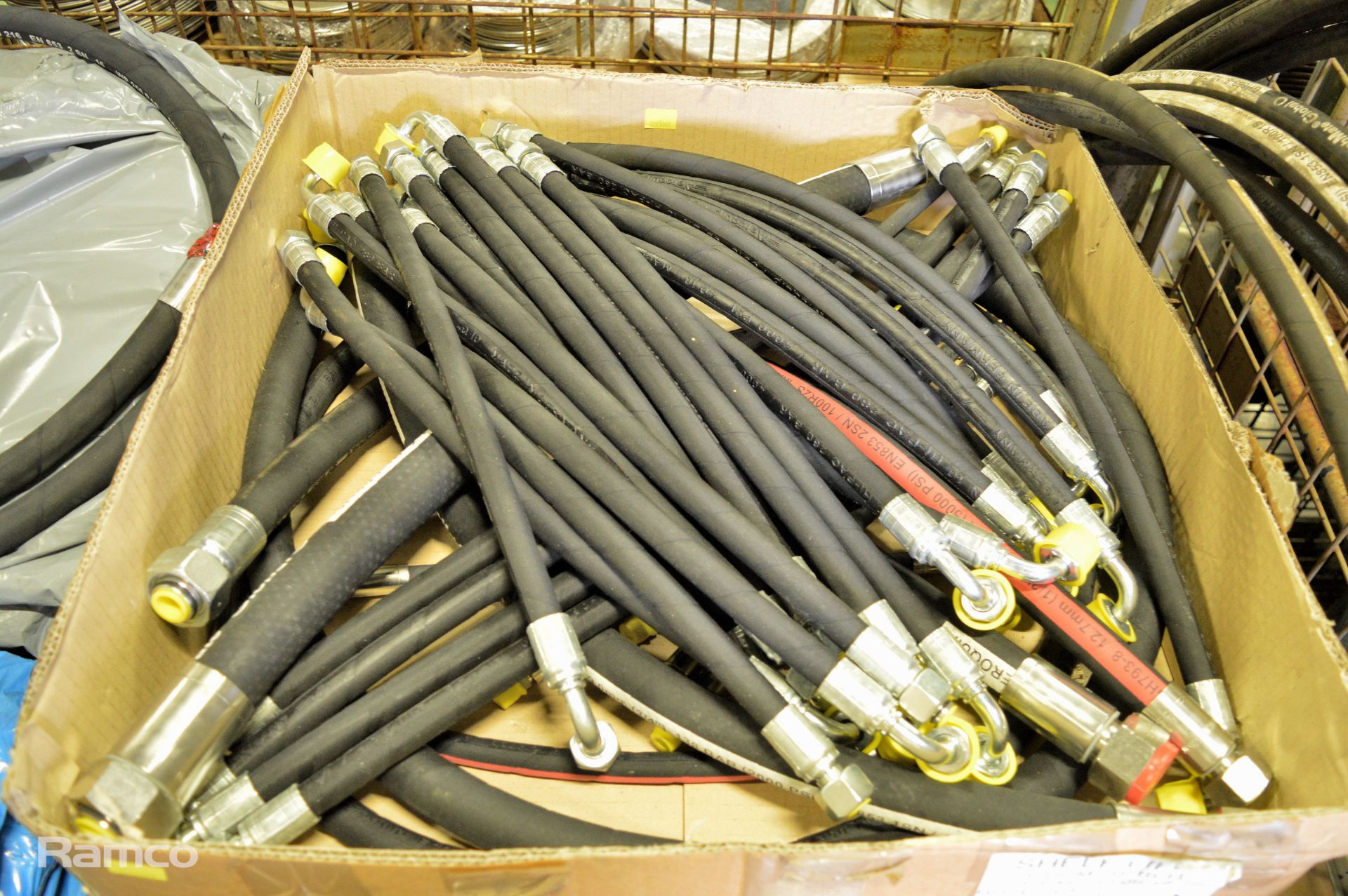 2x Hydraulic Hose Sets, Various Hose Assemblies - Image 3 of 8