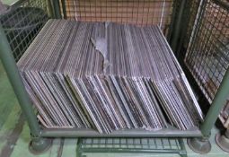 85x Catering Metal Griddle Plates - L 800mm x W 500mm - 14kgseach