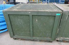 Wooden Shipping container - L 1525mm x D 1220mm x H 1100mm