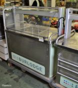 Burlodge Food Servery Trolley Unit - 3 Phase - W1200mm x D700mm x H1400mm