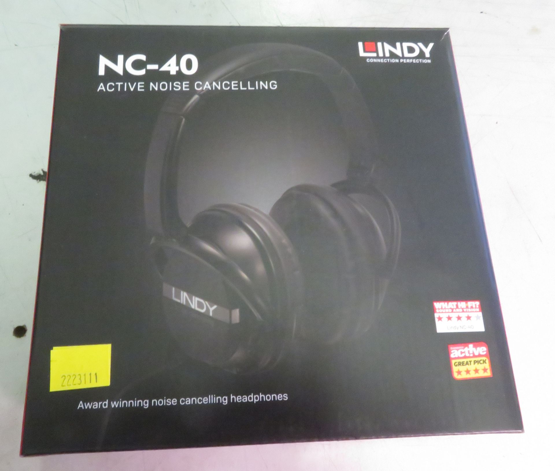 Lindy NC-40 Active Noise Cancelling Headphones