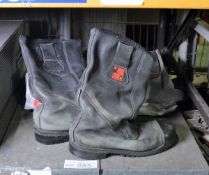 Tuffking - used fire fighter boots - size 11