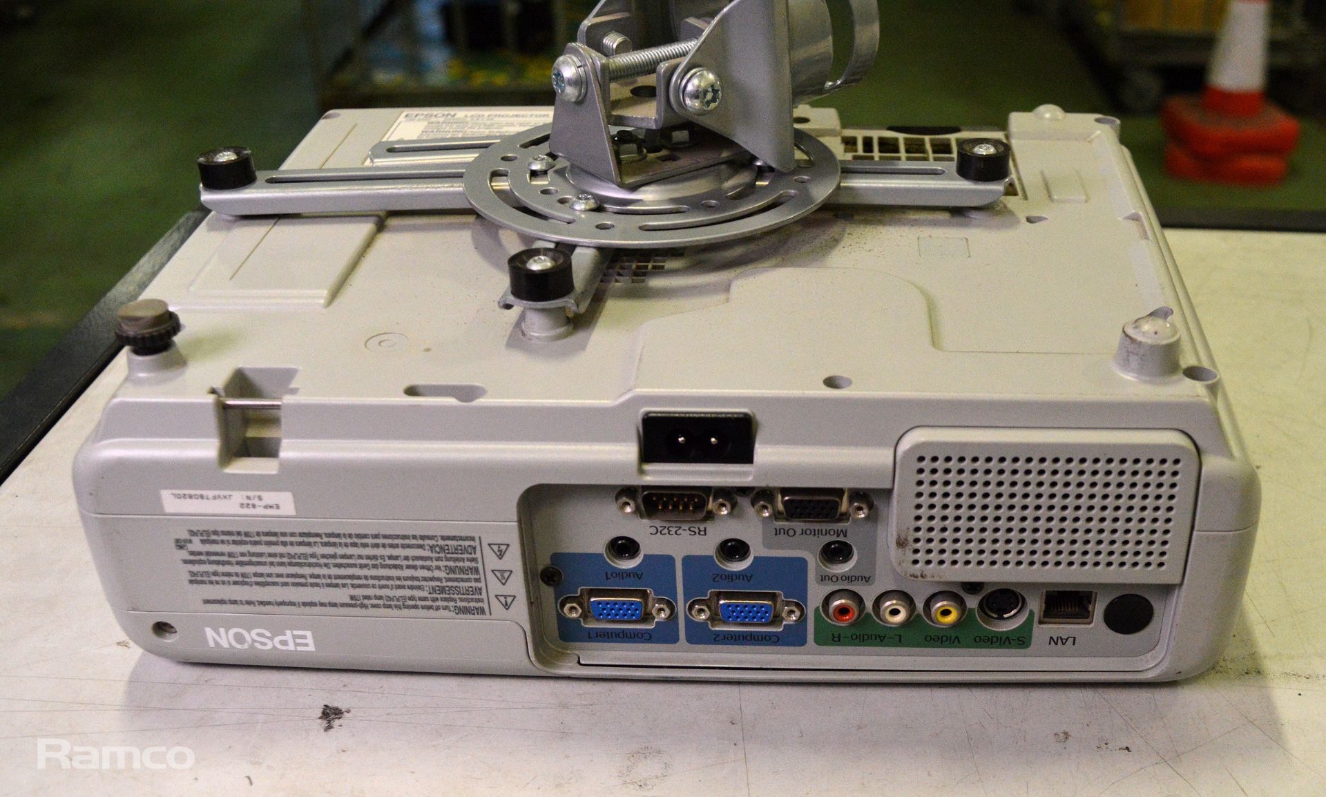 Epson EMP-822 LCD Projector With Mount Bracket - Image 5 of 5