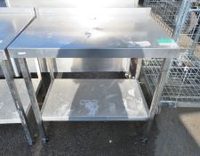 Stainless Steel Table - L920 x W630 x H930mm