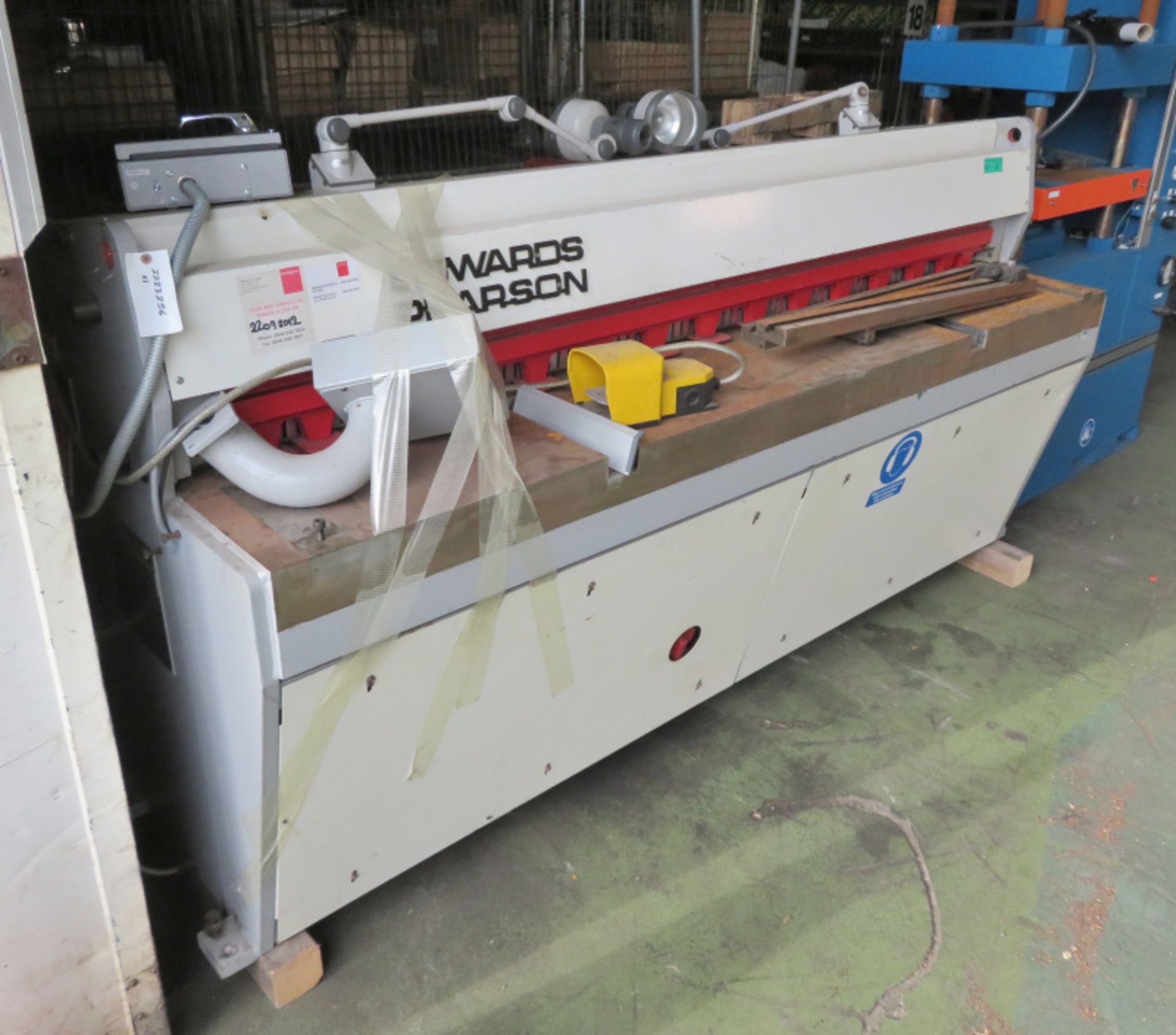 Edwards Pearson Metal Guillotine Machine - L 2500mm x D 1800mm x H 1400mm - Image 2 of 7