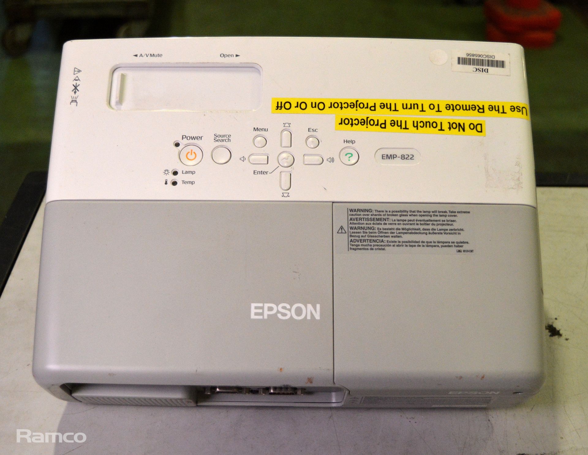 Epson EMP-822 LCD Projector With Mount Bracket