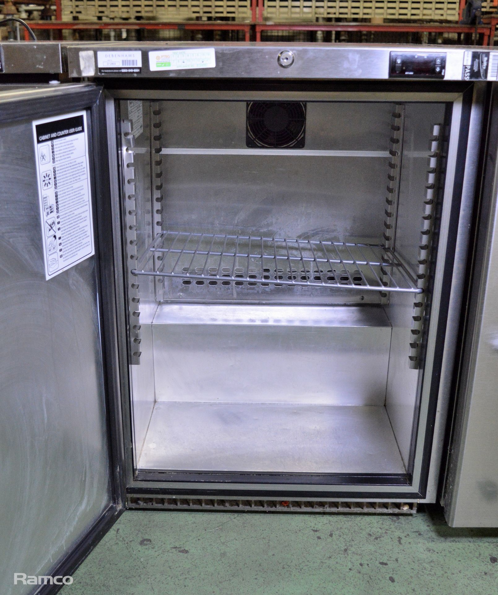 Foster HR150-A Stainless Stainless Fridge Unit - L600 x W640 x H820mm - Image 2 of 4