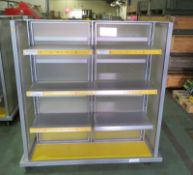 Large Mobile Shop Display Unit - L1480 x W690 x H1550mm