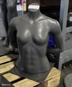 Mannequin - Female Grey Top Body Section