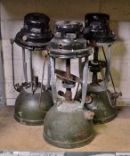 3x Tilley lamps - as spares & repairs