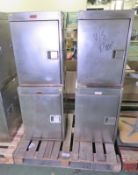 4x Stainless Steel Field Ovens - L500 x W650 x H740mm