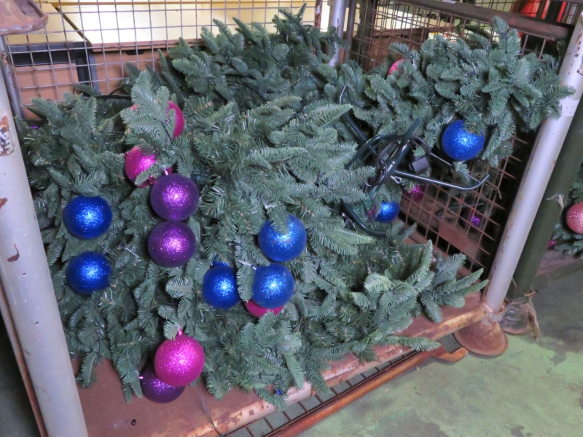 Various Plastic Christmas Trees - Image 2 of 2