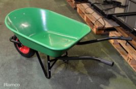 Large Green Garden Wheelbarrow