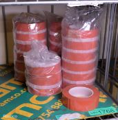 22x Red Adhesive Tape Rolls