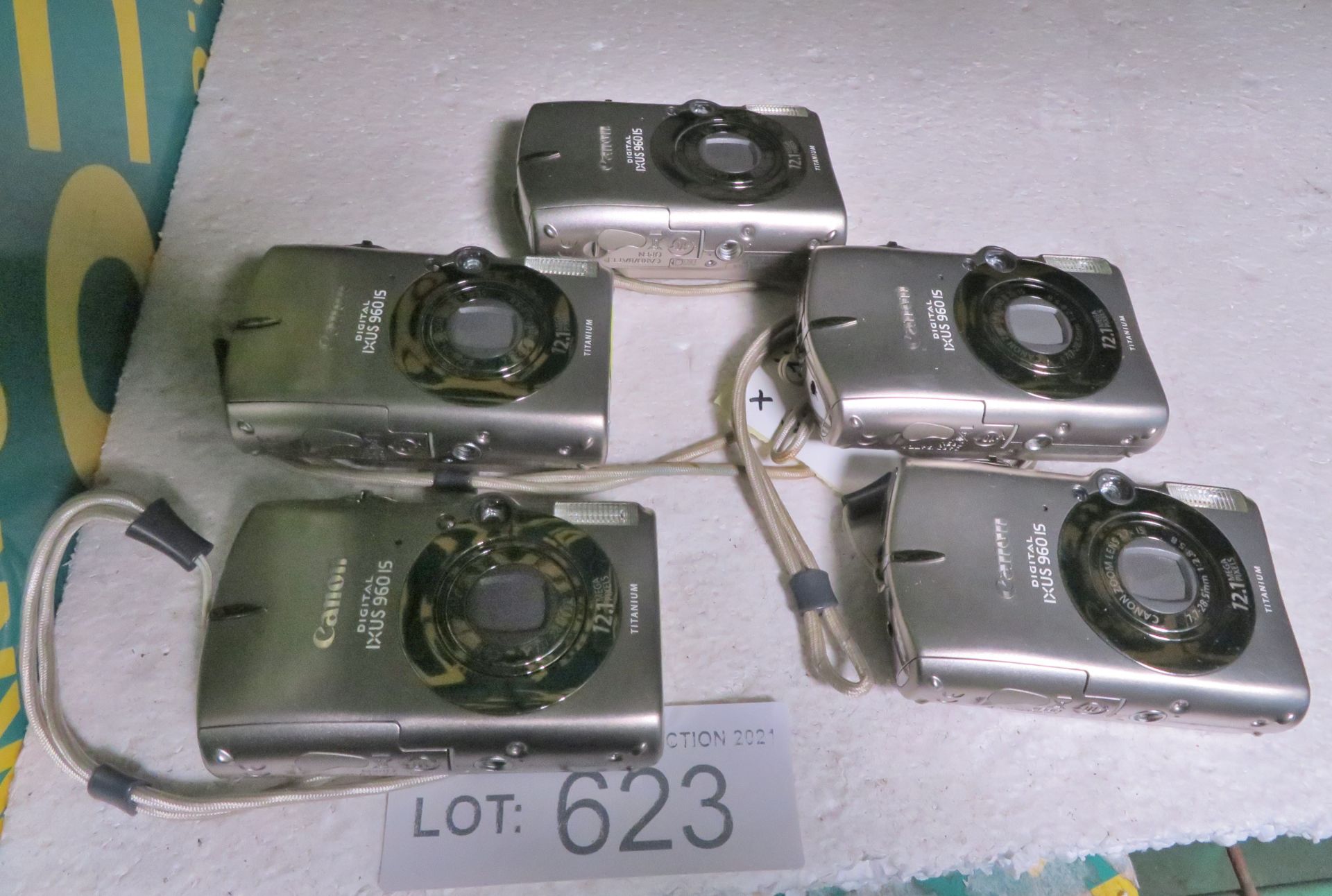 5x Canon IXUS 960IS Digital Cameras