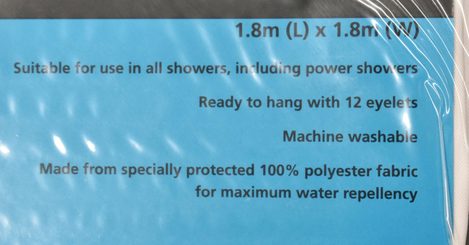 Centre high performance shower curtains - 20 per box - 6 boxes - Image 3 of 3