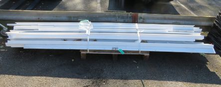 Various Lengths of White Plastic Trunking