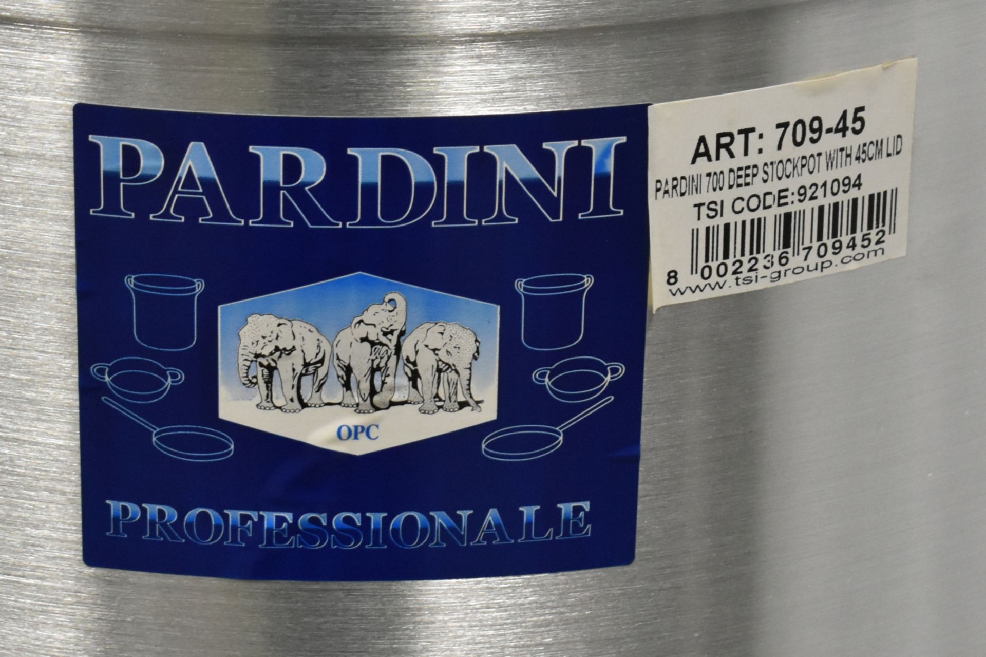 Pardini large cooking stock pots - H45cm x W45cm - Image 3 of 3