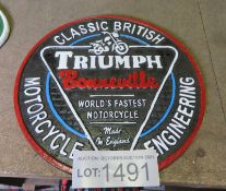 Triumph Cast Sign