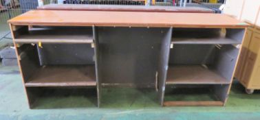 Wooden Bar Unit - L2465 x D630 x H1070mm