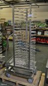 Rational Mobile plate rack for type 201