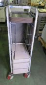 Craven Mobile Multi Tray Trolley L 400mm x W 570mm x H 1380mm