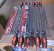 2x Dekton 6pc Long screwdriver sets