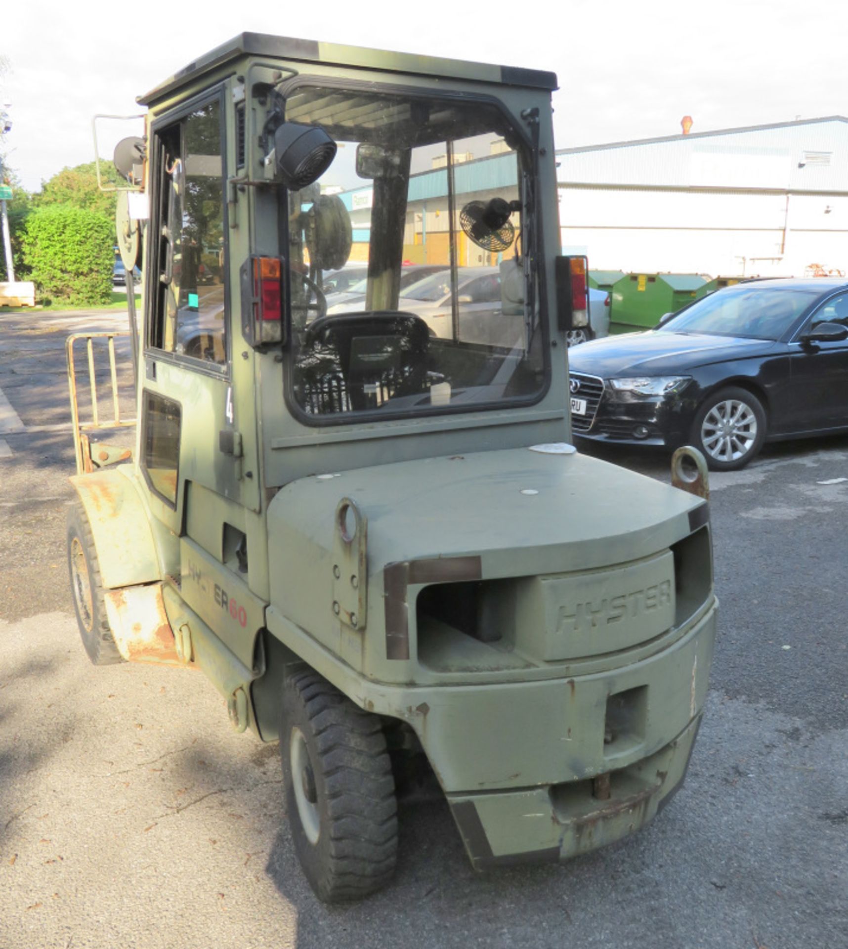 Hyster 60XM forklift - 445.30 hours run - Capacity 6000lbs at 24 inch LC - serial H1776209 - Image 6 of 16