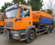 2008 MAN 6x4 TGM 26.330 with Schmidt gritter mount (registration WX08 MVN)