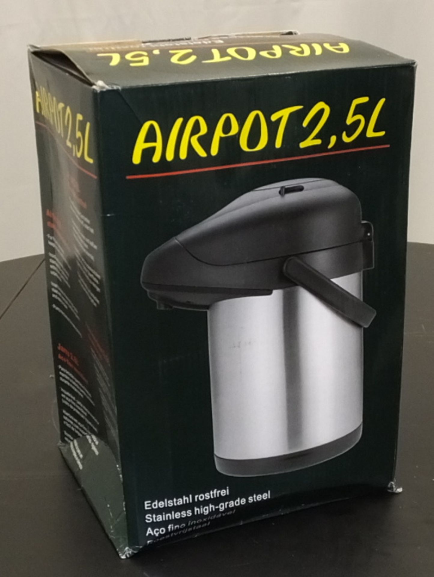 24x 2.5L Airpots - stainless steel - Image 3 of 3
