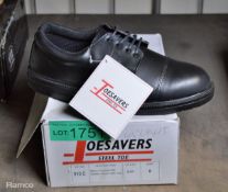 Toesavers Steel Toe Work Shoes - size UK8