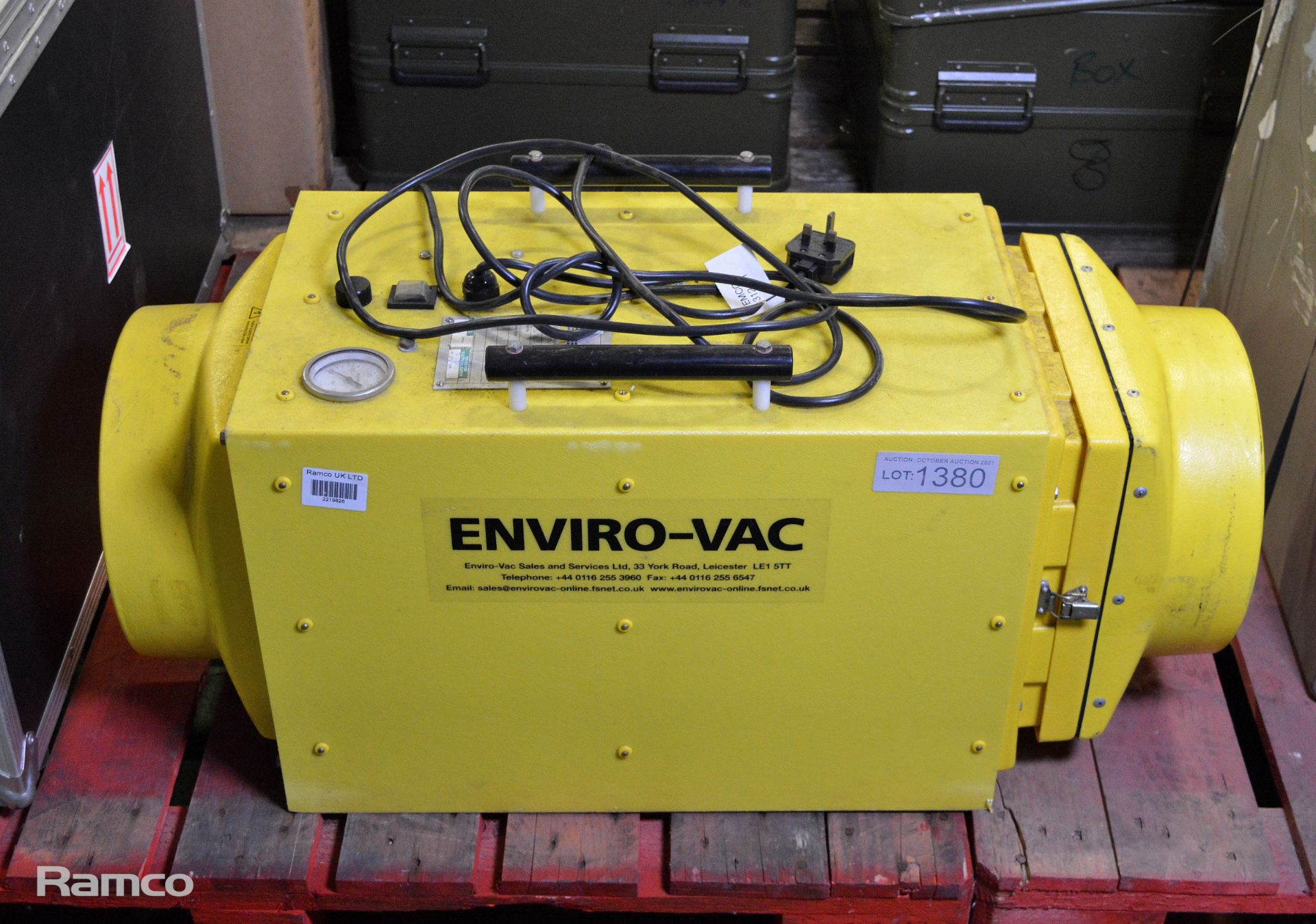 Enviro-Vac E55 Dust Unit - L920 x W320 x H450mm