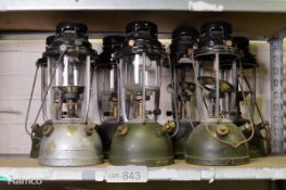 7x Tilley lamps - as spares & repairs