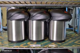 3x Stainless Steel Airpot 2.5Litre