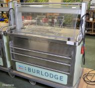 Burlodge Food Servery Trolley Unit - 3 Phase - W1200mm x D700mm x H1400mm