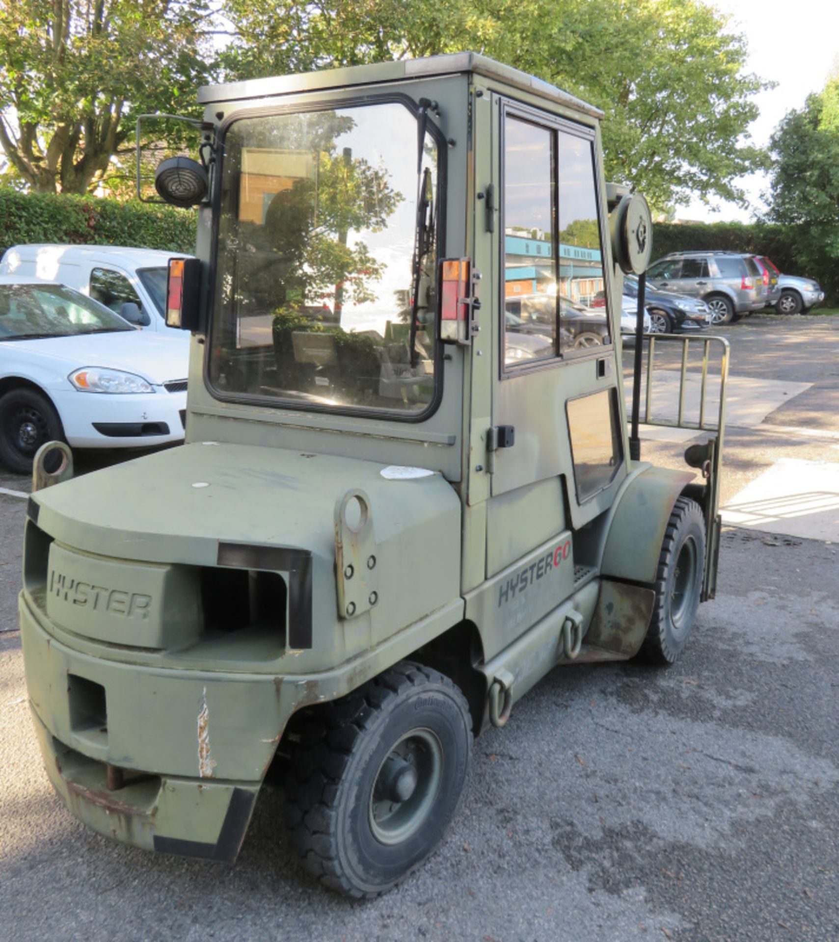 Hyster 60XM forklift - 445.30 hours run - Capacity 6000lbs at 24 inch LC - serial H1776209 - Image 5 of 16