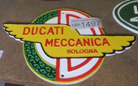 Ducati Meccanica Cast sign