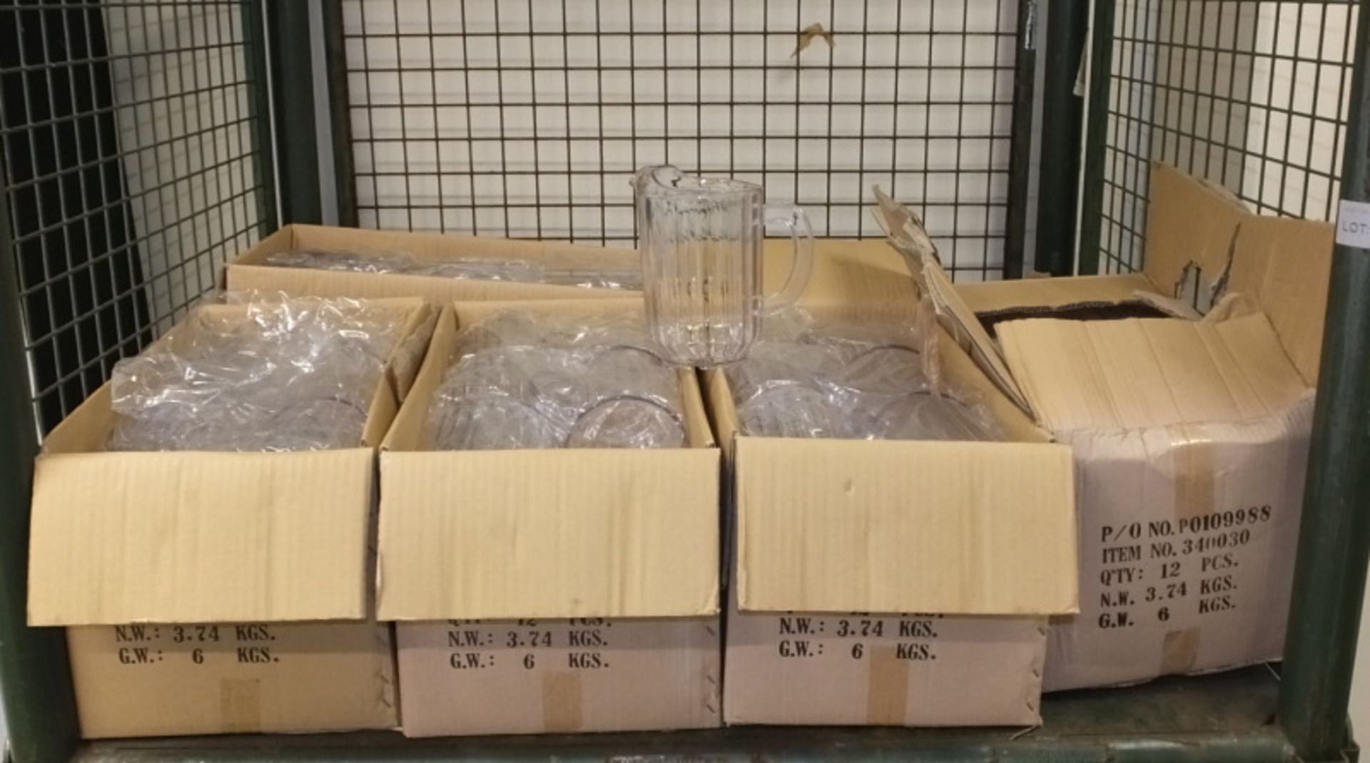 Plastic jugs - 12 per box - 5 boxes