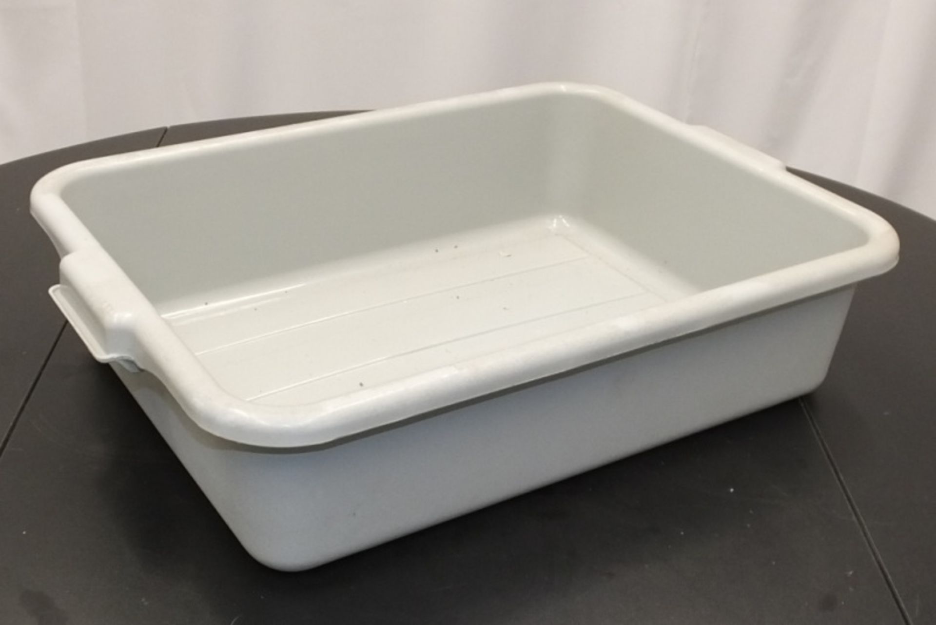 Plastic grey tote boxes - 12 per box - 4 boxes - Image 2 of 2